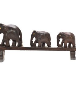 Handcrafted Elephant Family