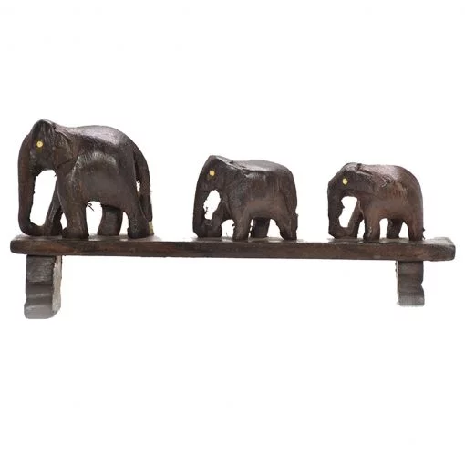 Handcrafted Elephant Family