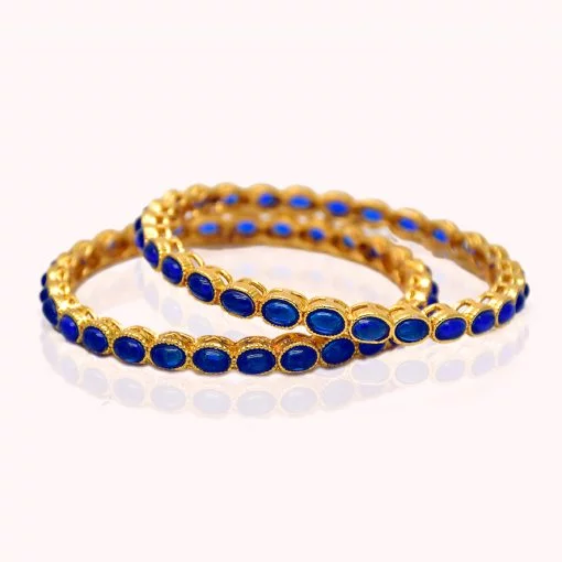 Sparkling Kemp Stone Bangles