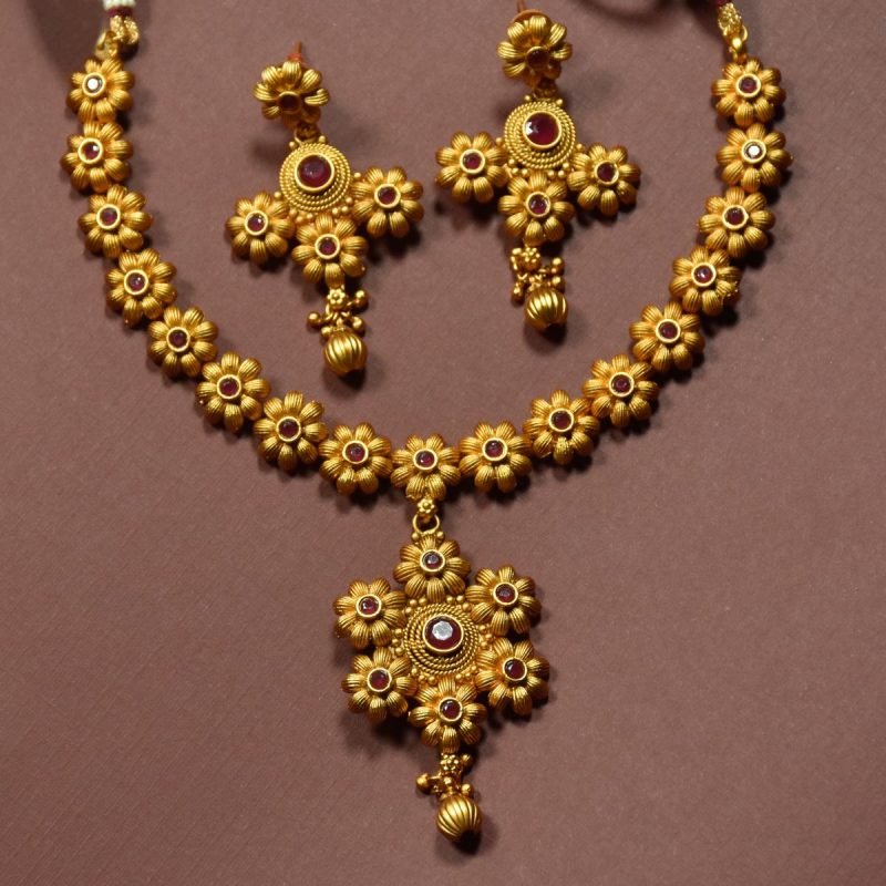 Traditional Chettinad Lakshmi Earrings - Buy Online | styleclubonline.com