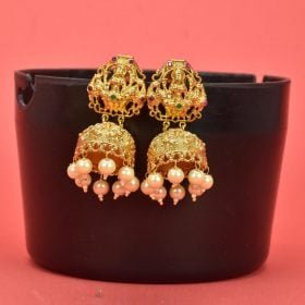 Traditional Chettinad Lakshmi Earrings