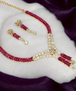 Ruby AD Necklace Set