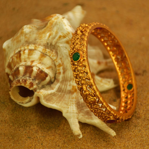 Lakshmi Ruby Emerald Bangle