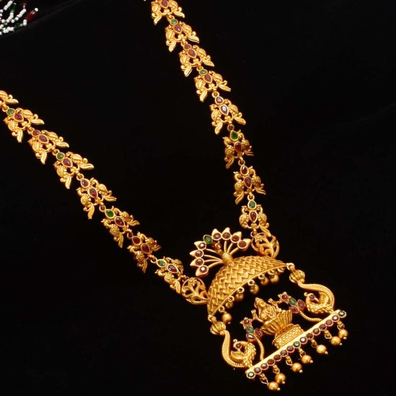 Chettinad Peacock Lakshmi Long Necklace From Style Club Buy Online