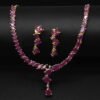 Stunning Ruby Necklace Set