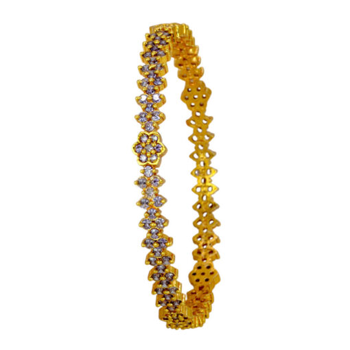 Floral-Purple-CZ-Stone-Bangle