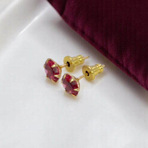 Style Club Small Stone Fashion Ear Studs - Image 8